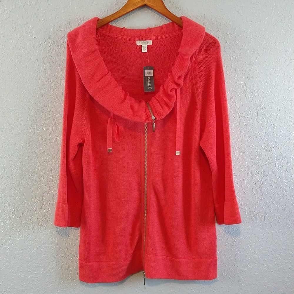 ConradC ladies zip up sweater